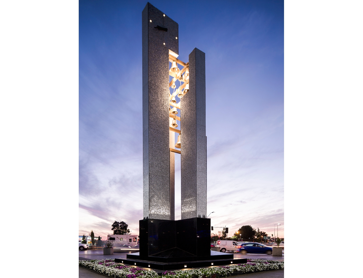 Carillon Parroquia San Vicente de Paul, Bell Tower, Chile - Alusion™ Stabilized Aluminum Foam