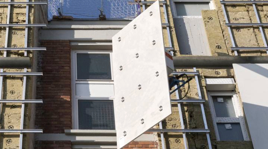 Rainscreen Cladding Panels in Gentilly Renovation Project