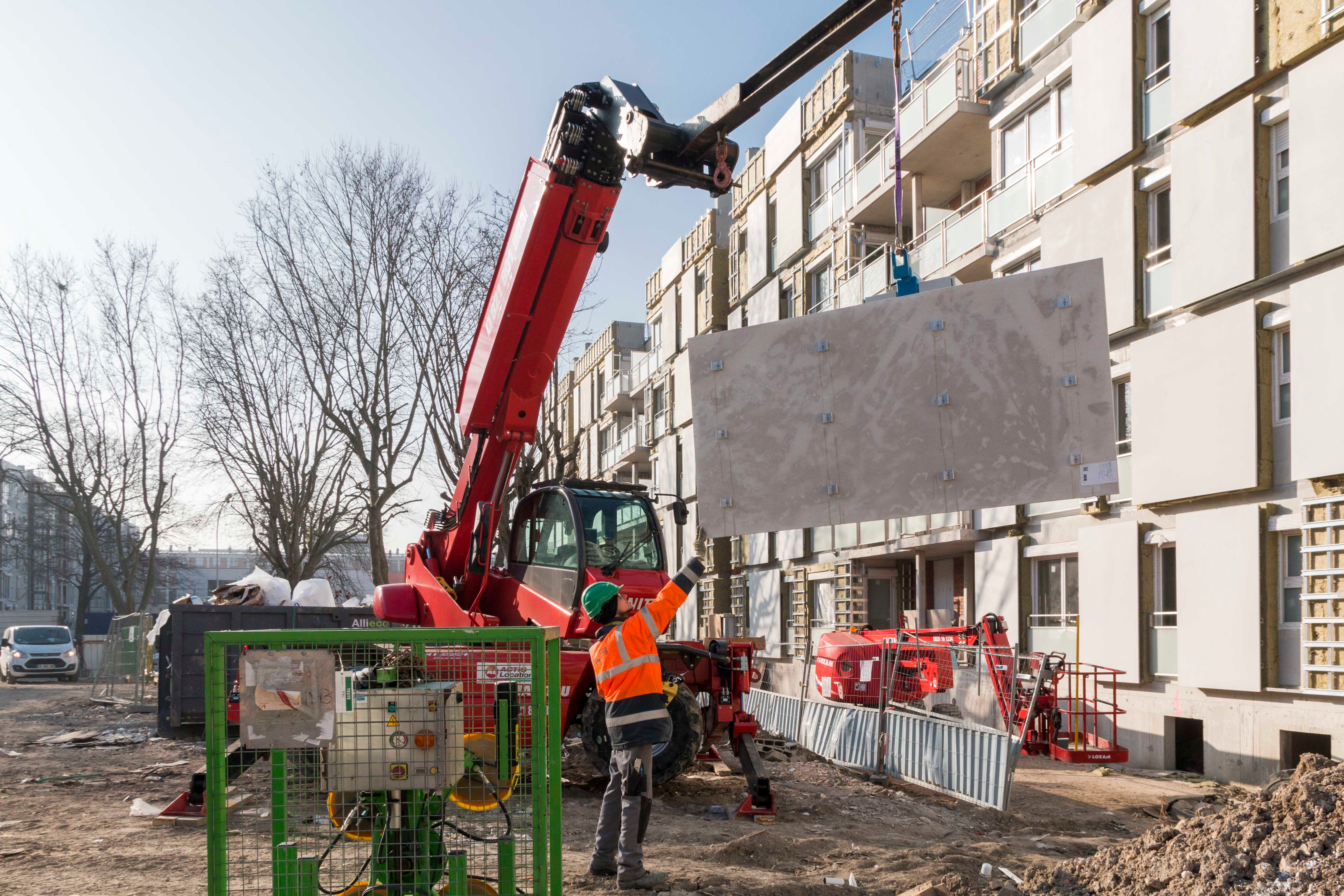 Rainscreen Cladding Panels in Gentilly Renovation Project