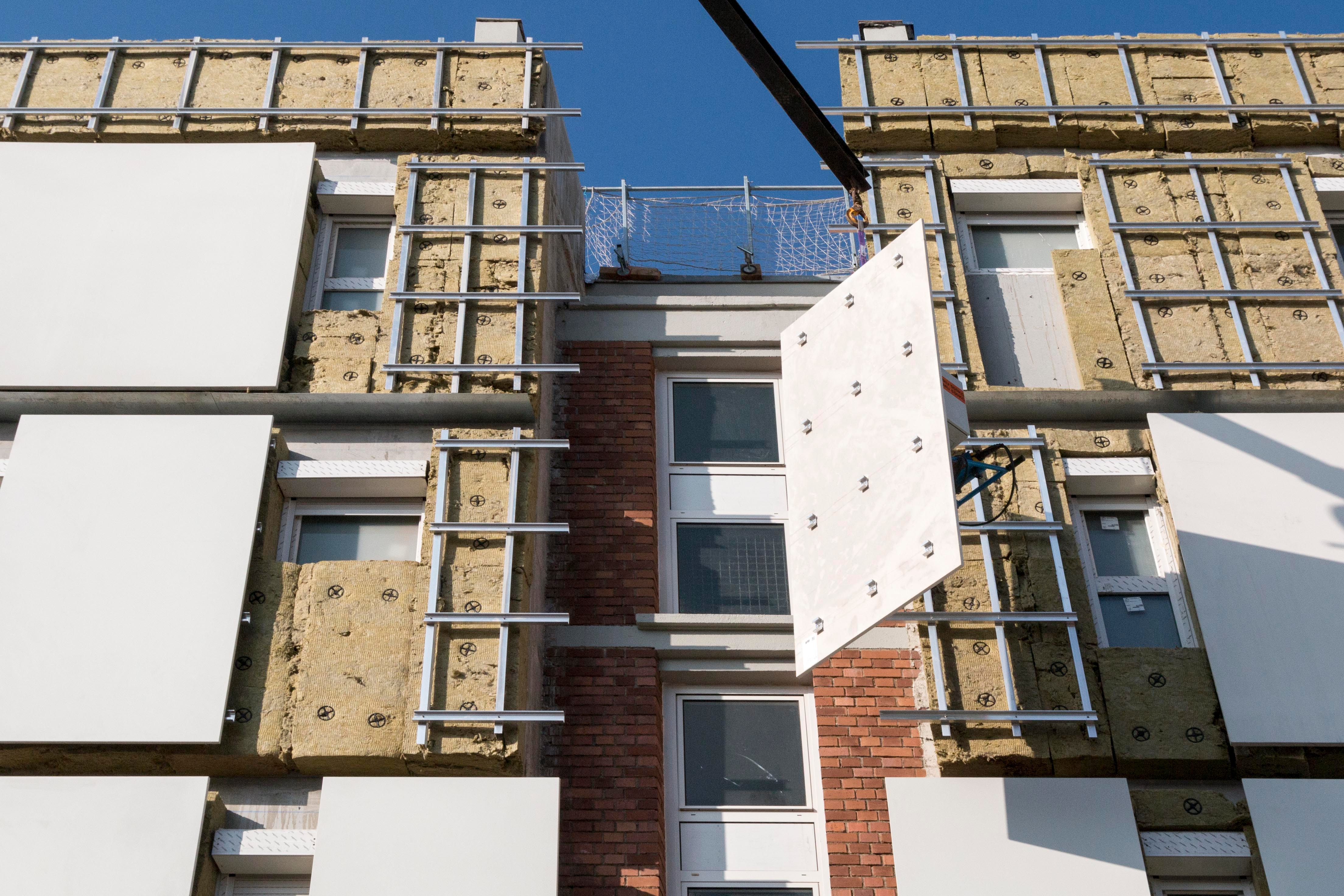 Rainscreen Cladding Panels in Gentilly Renovation Project