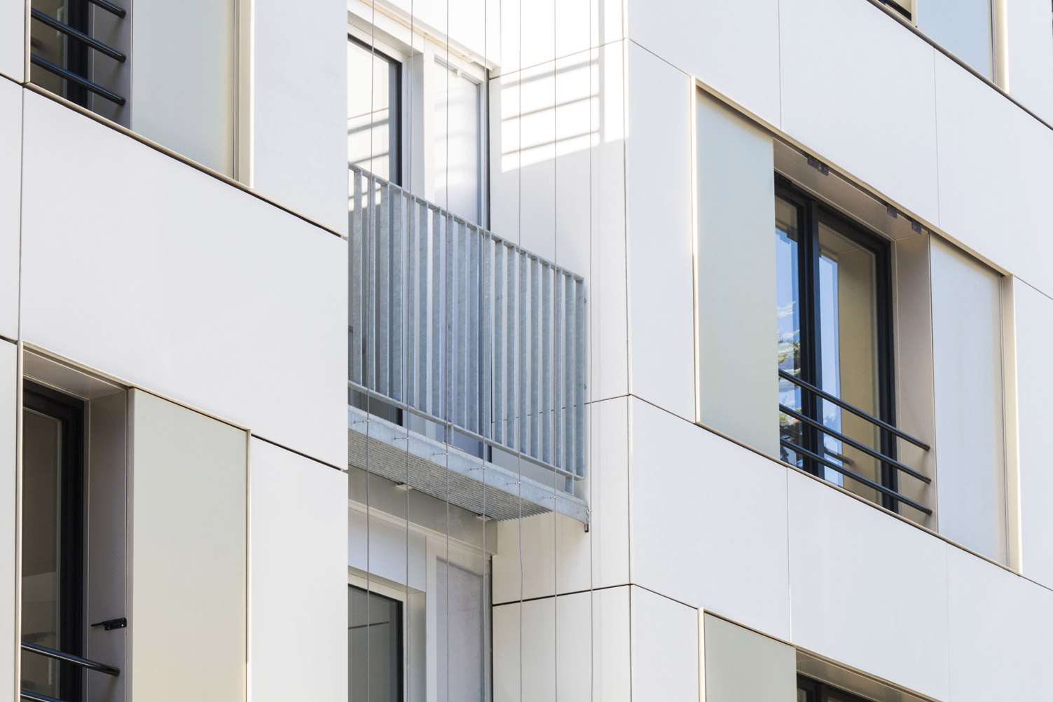 Rainscreen Cladding Panels for Lightweight Facades in Apartment Block