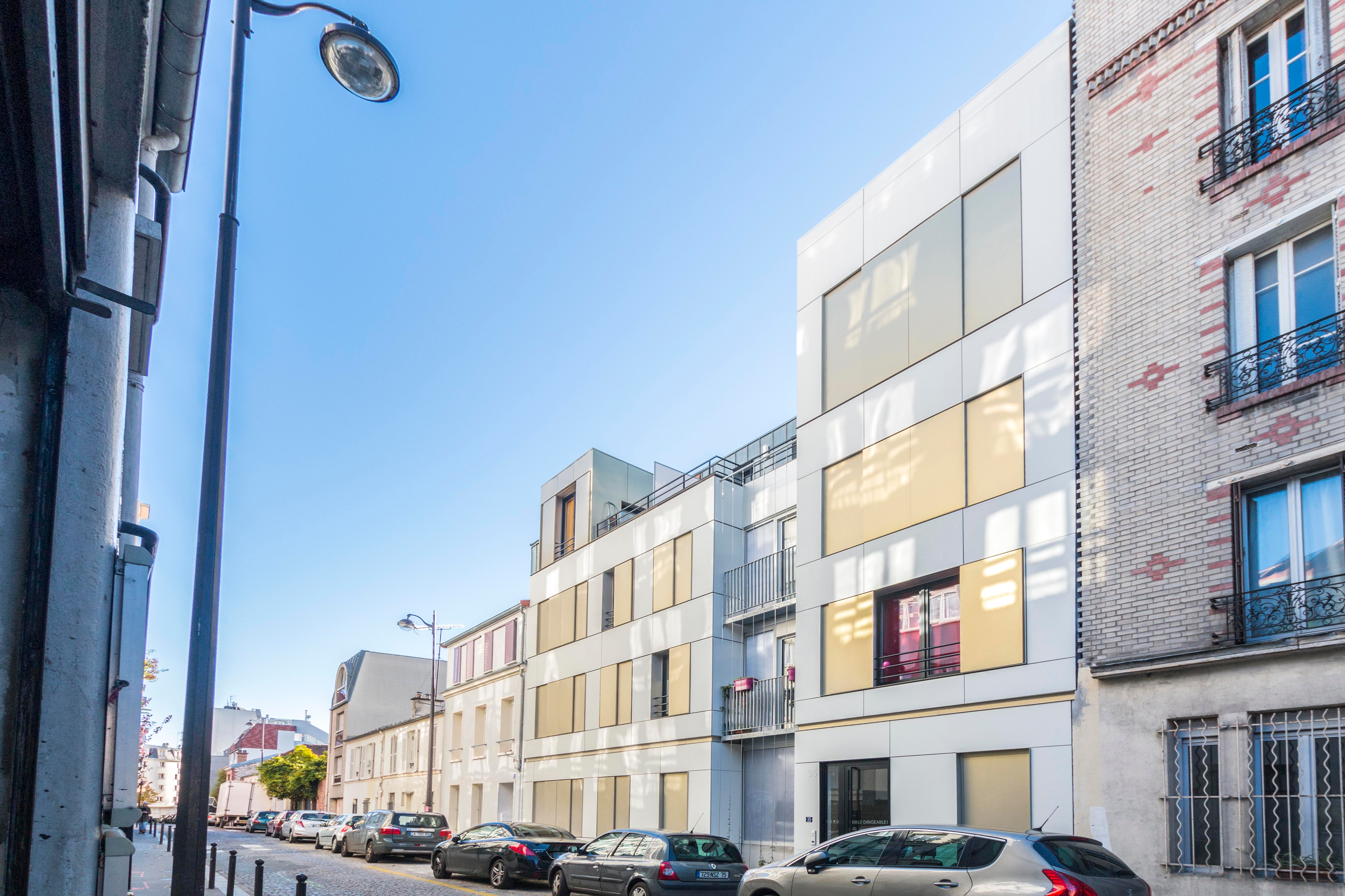 Rainscreen Cladding Panels for Lightweight Facades in Apartment Block