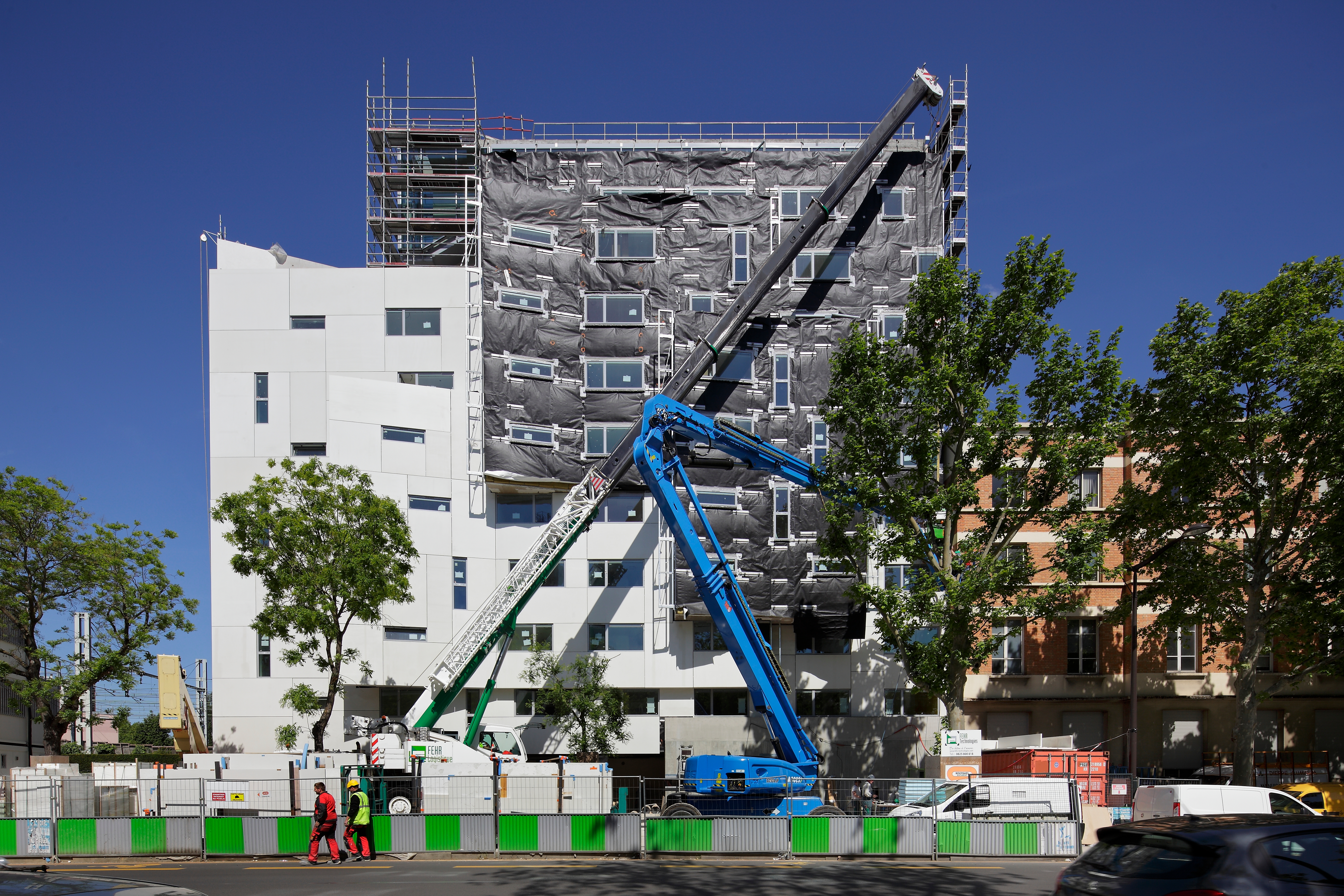 Rainscreen Cladding Panels in Student Residence - Paris