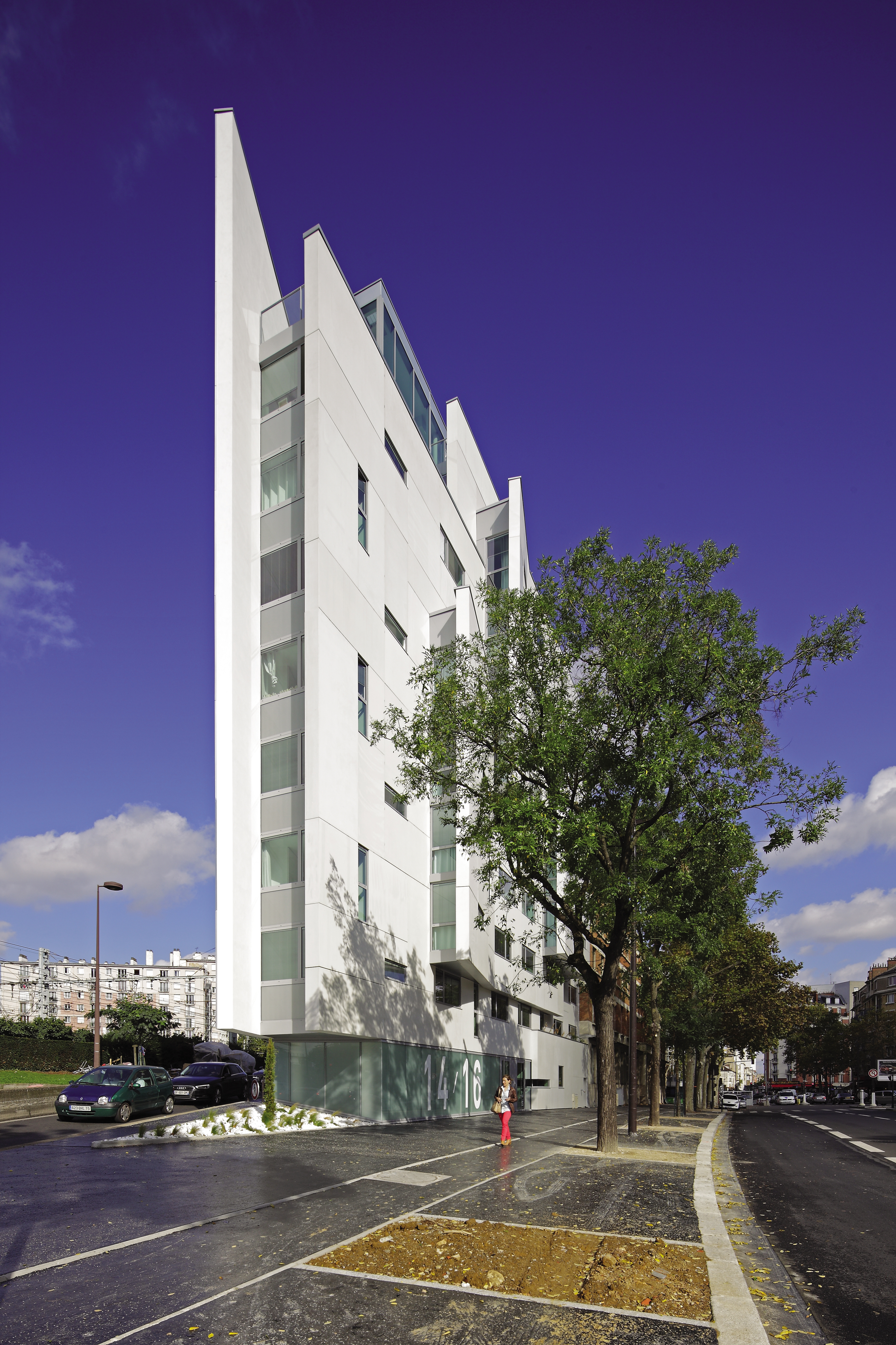 Rainscreen Cladding Panels in Student Residence - Paris