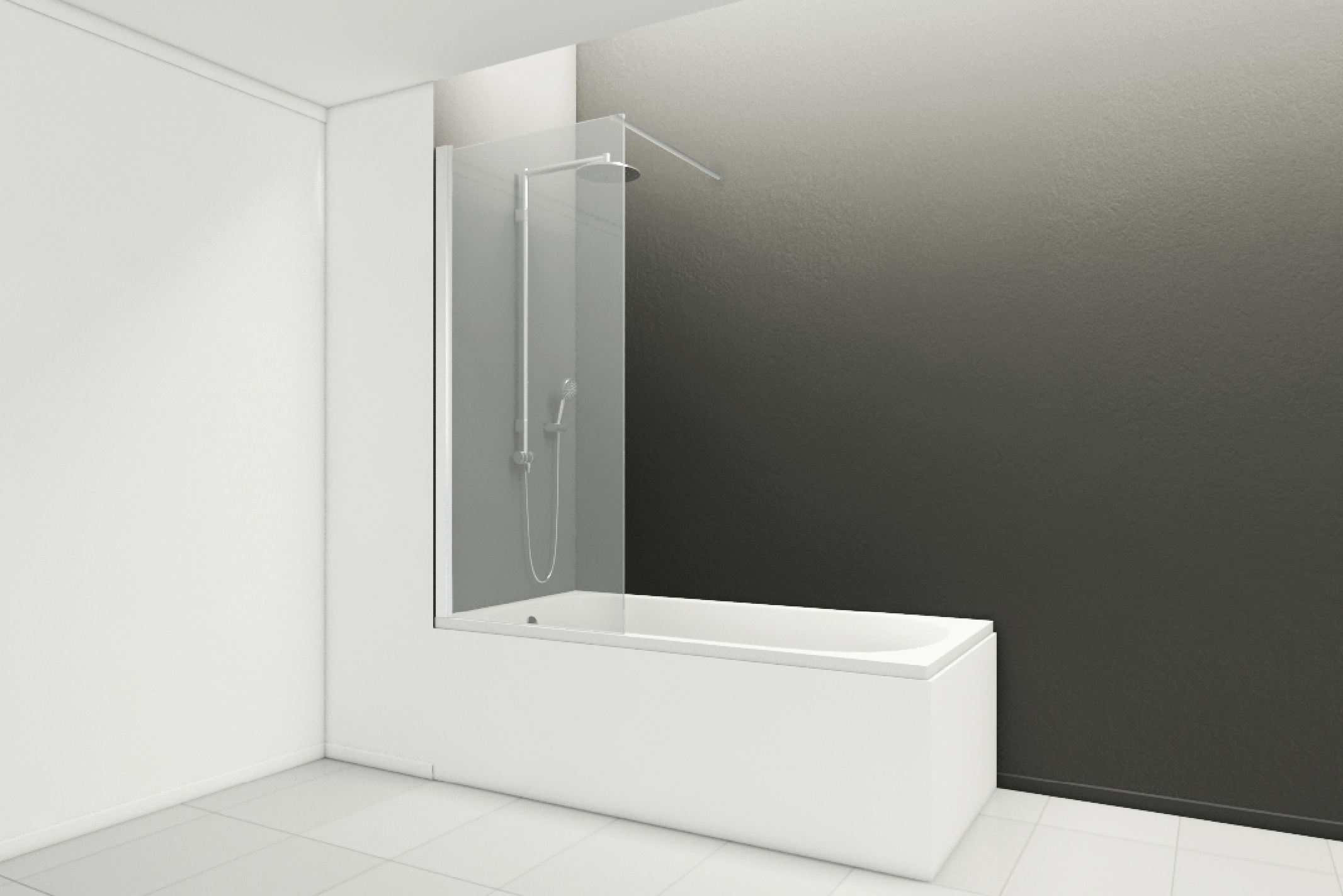 Mampara Kristall Cristal Fijo para Bañera / Wasser