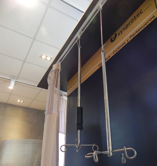 Rieles, carros y portasueros de sistema Uni-Track