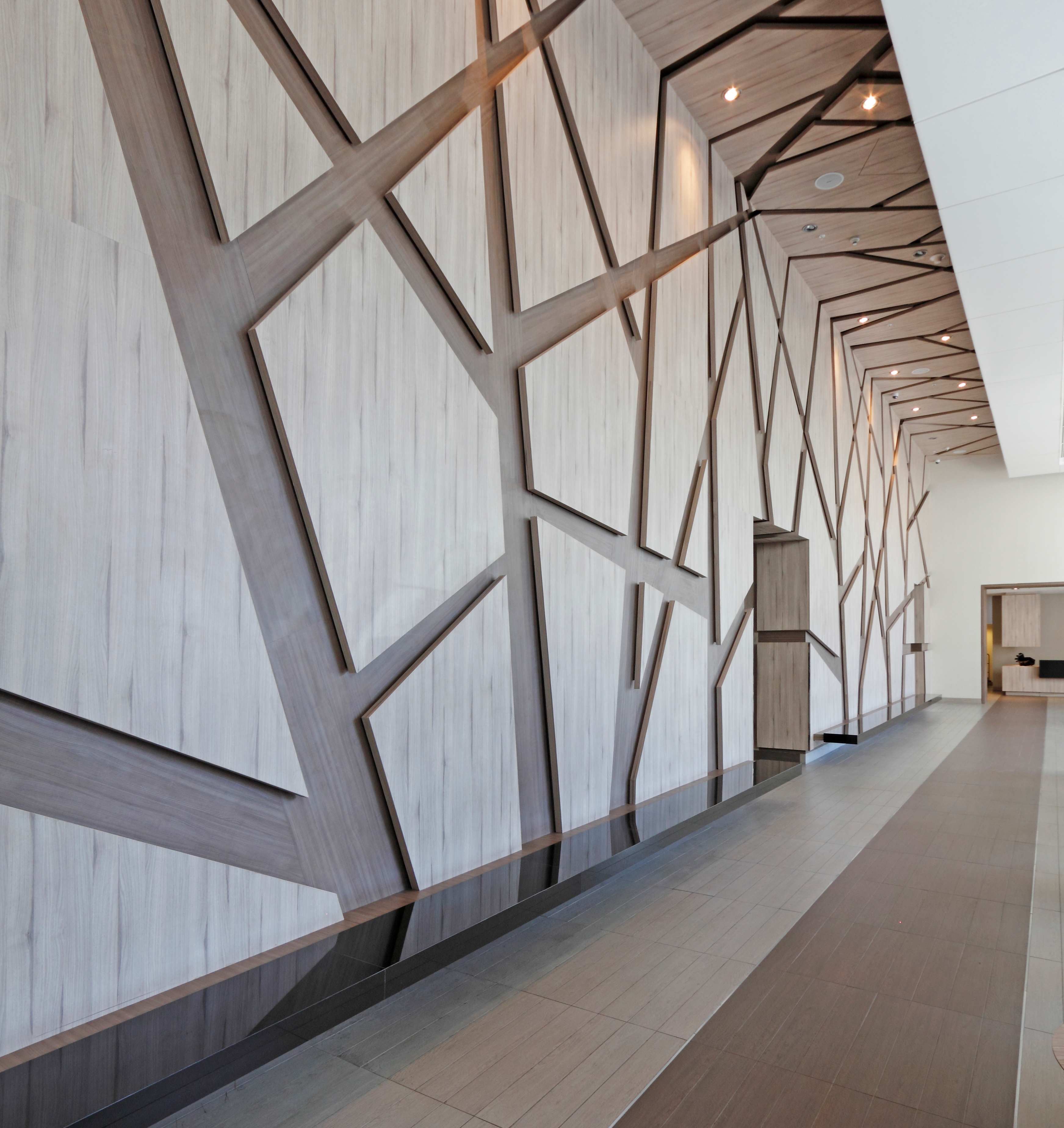 Revestimiento y mobiliario en Hotel Atton Vitacura