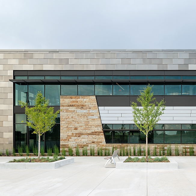 Fiber Cement Panels in Neptune Office Building