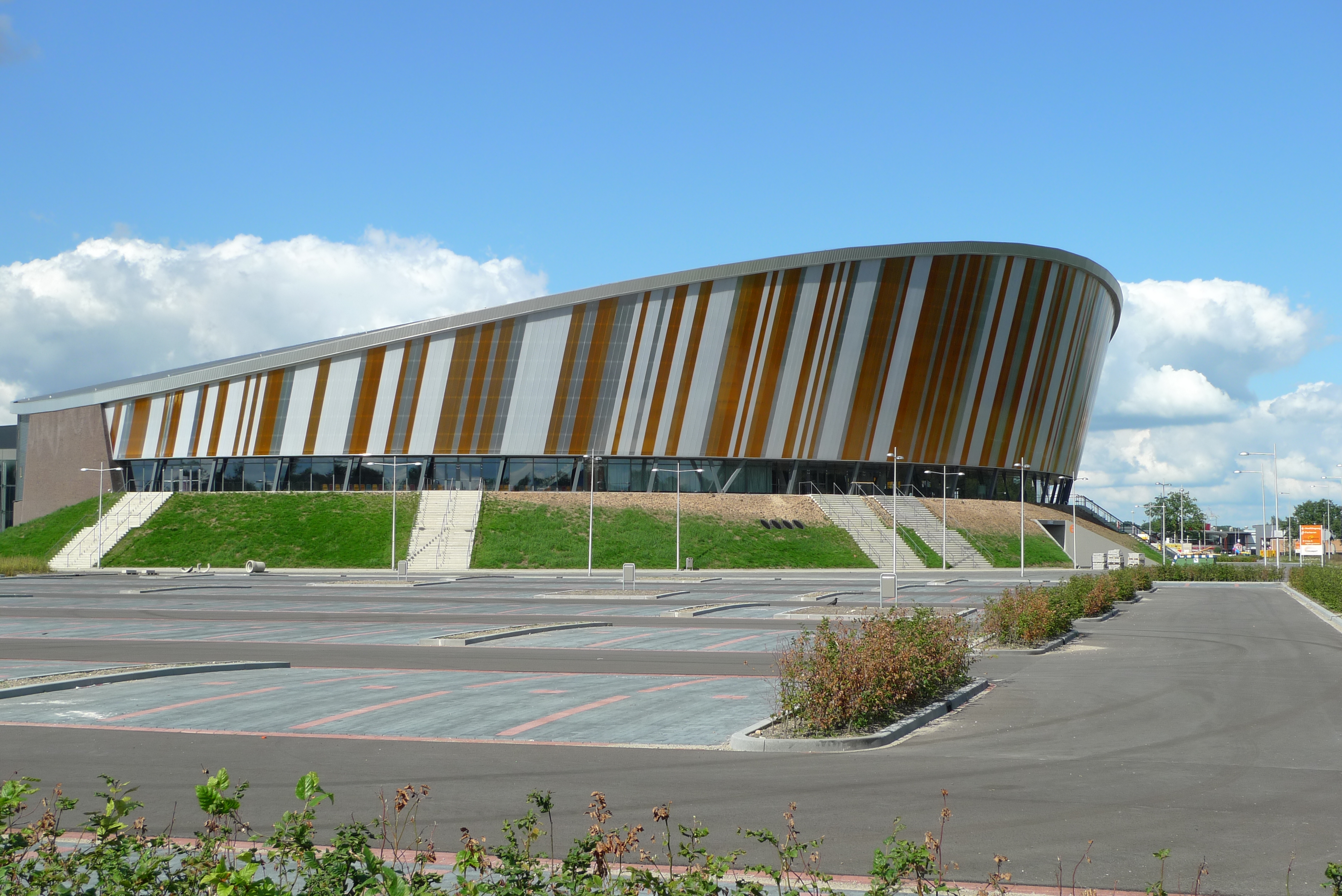 Round Facade at Omnisport Arena Apeldoorn