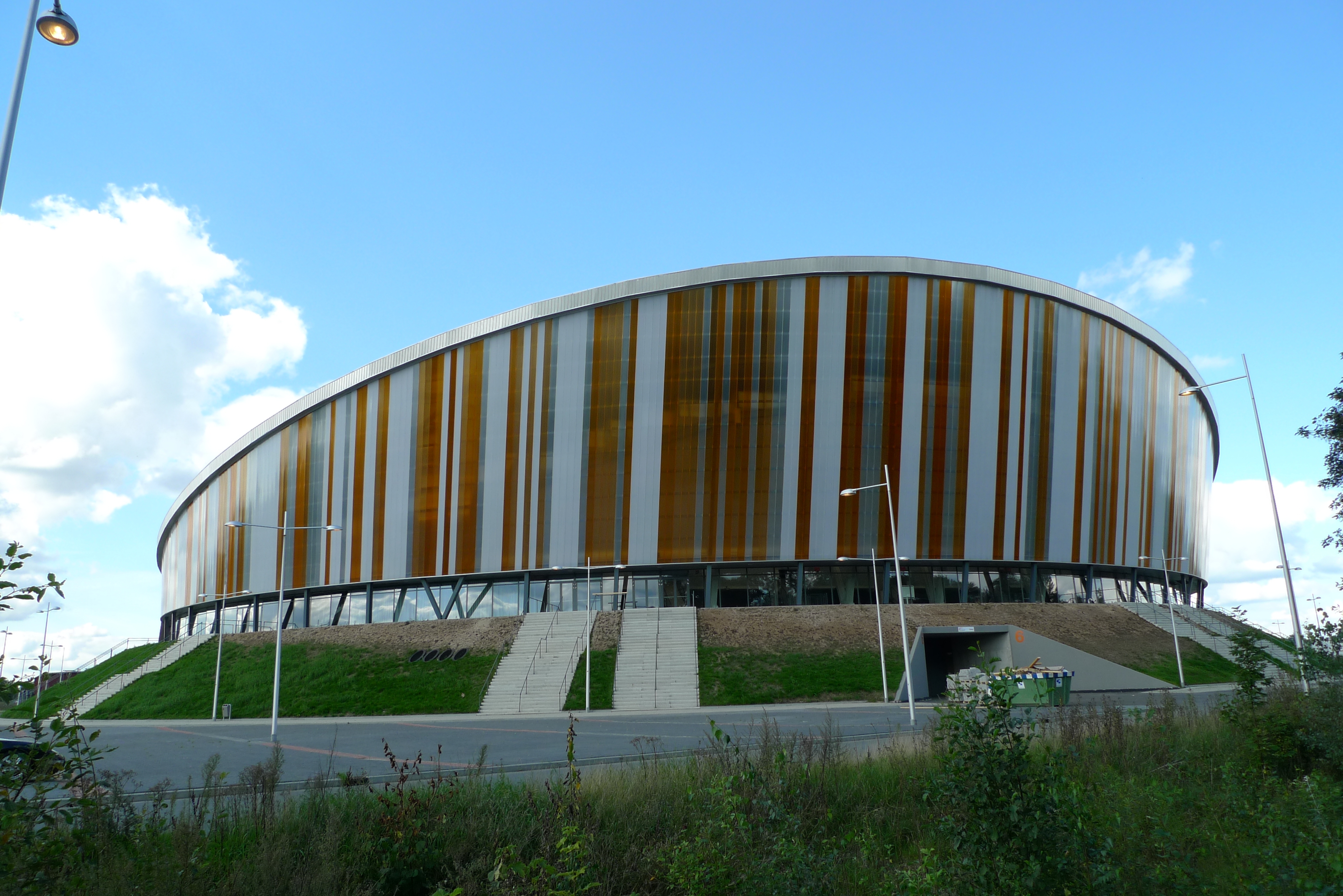 Round Facade at Omnisport Arena Apeldoorn