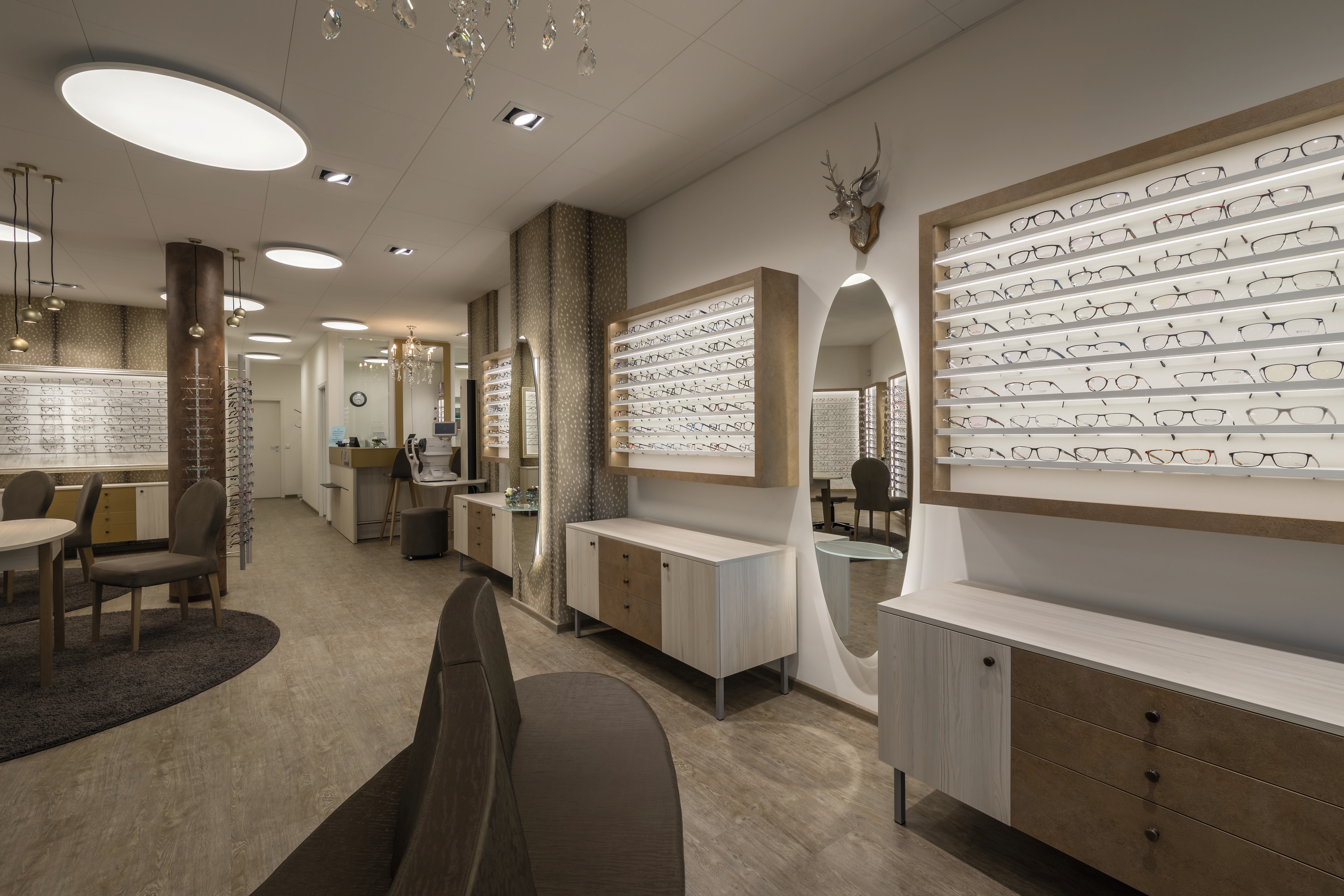 Wooden Decors for DUO Optik Interior Design