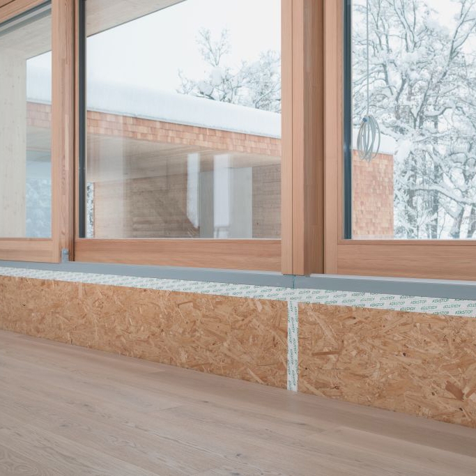 OSB Boards in Single Family House