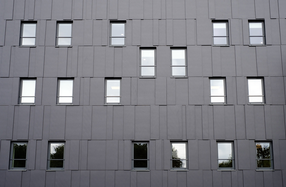 Fiber Cement Cladding Panels in B66 Business Center