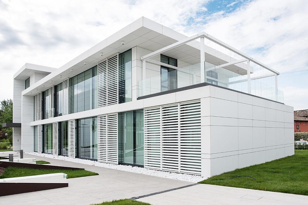 Fiber Cement Cladding Panels in Atrium Complex