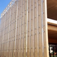 Fiber Cement Cladding Panels in Atrium Complex