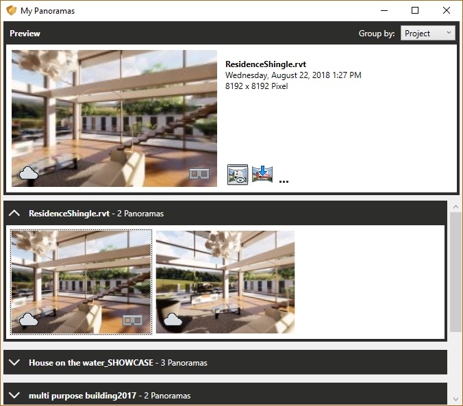 3D Real-Time Rendering Software - Chaos Enscape 360 Panorama
