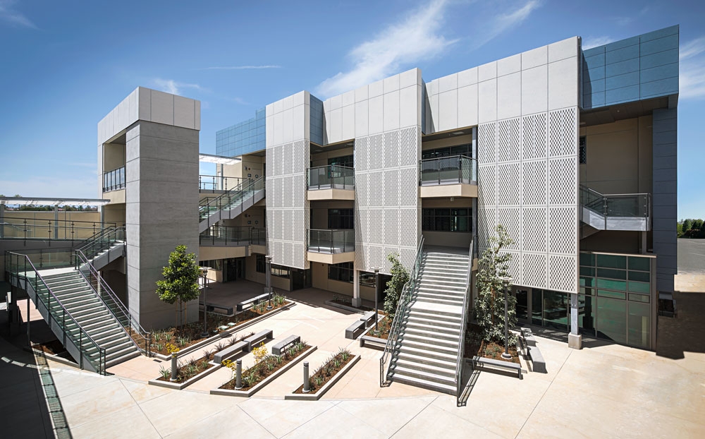 Rainscreen Cladding in Corona del Mar Middle School Enclave