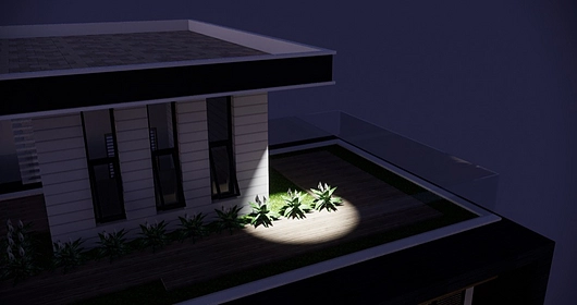 Roof Spot Light | Enscape Best Practices