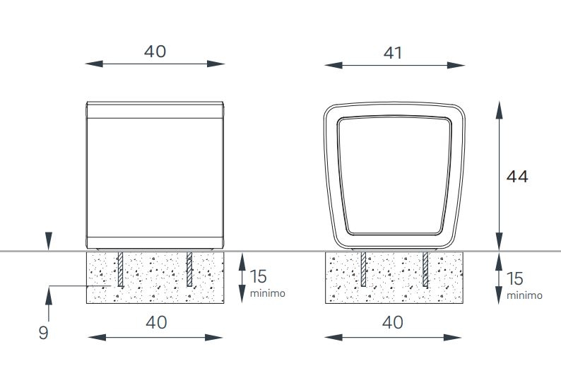 Mobiliario urbano - Asiento 009