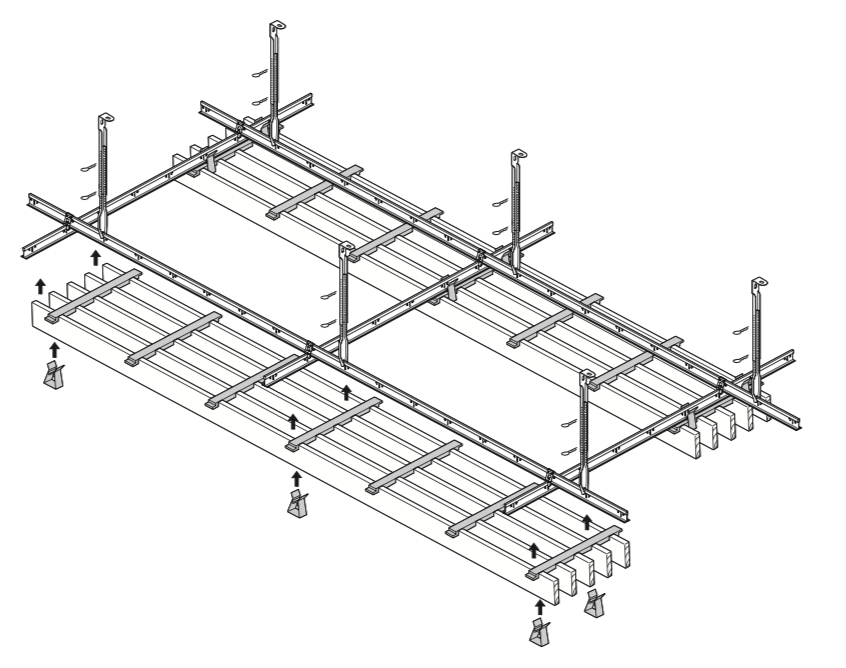 Wood – Veneered Wood Grill Ceilings & Walls