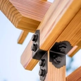 Conectores arquitectónicos para estructuras de madera