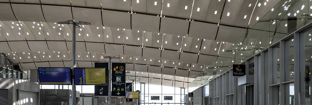 UHPC Roofing of Montpellier TGV Station