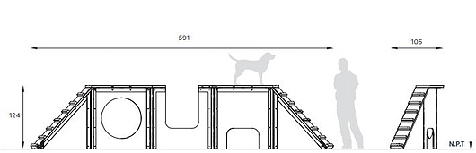 Parque perros BKT-DOG de BKT mobiliario urbano