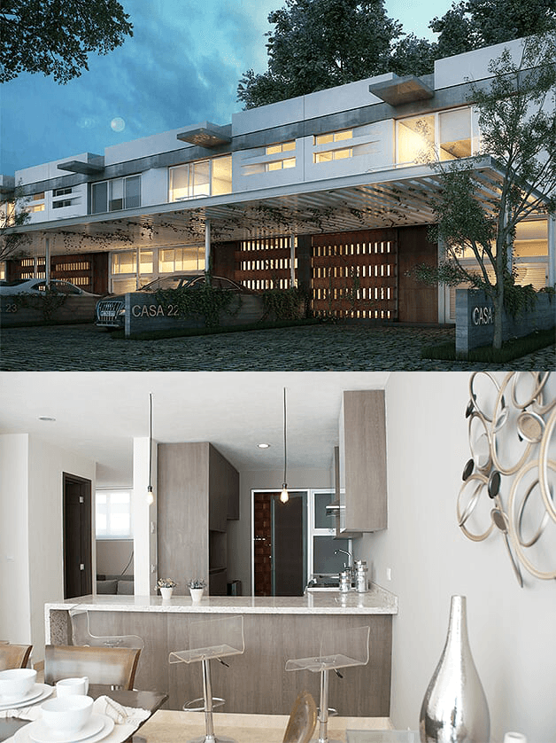 Melamina Vesto en mueblería - Fresnos 77