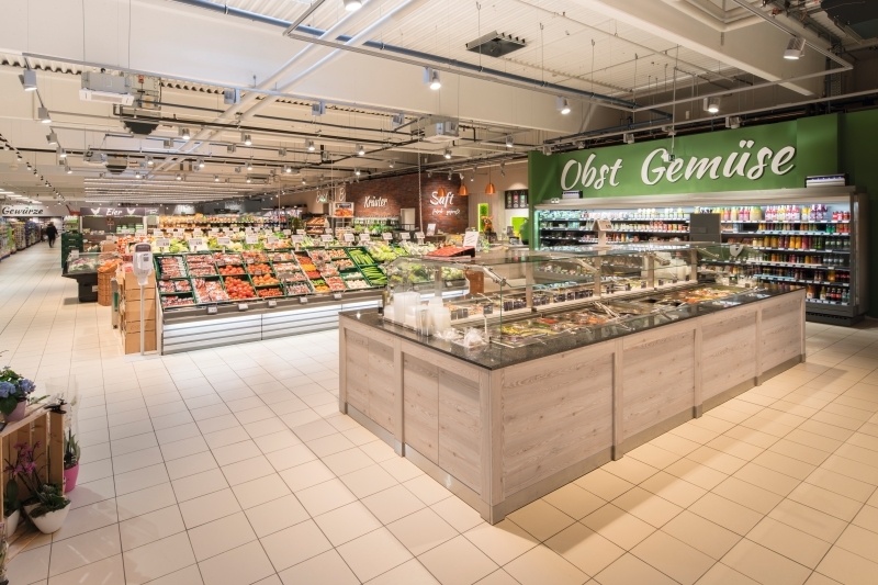 EGGER Surfaces in EDEKA