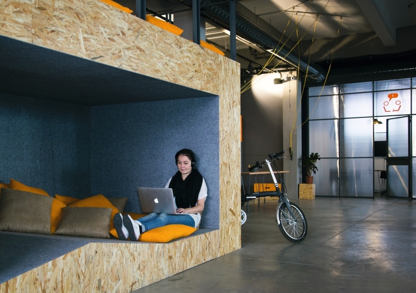 EGGER OSB in Habita Coworking Space