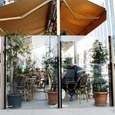Glass Balustrade in Mono Cafe