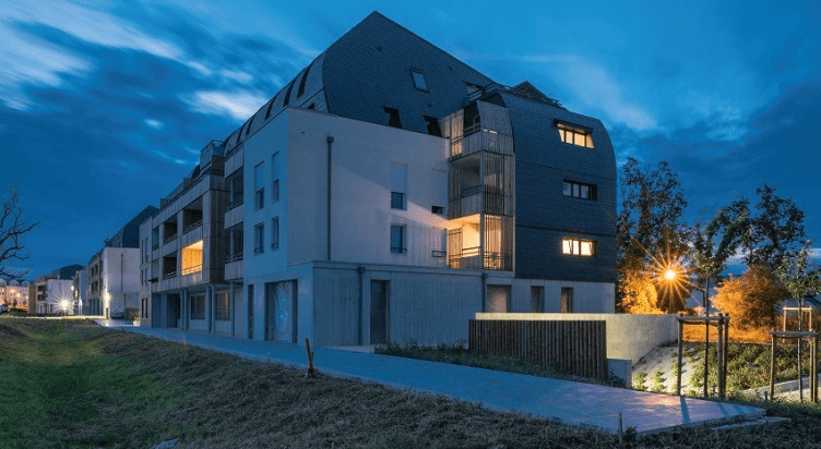 Natural Slate Cladding in Quantinière