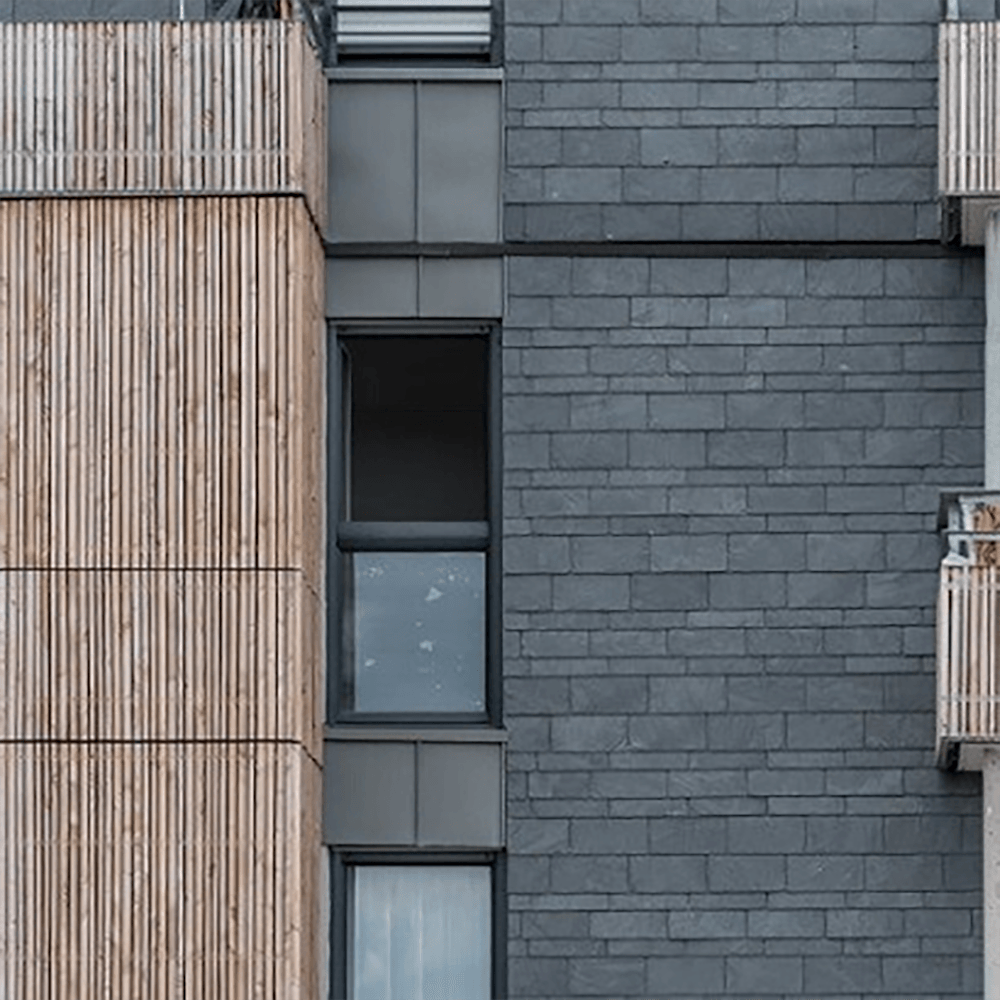 Natural Slate Cladding in Quantinière