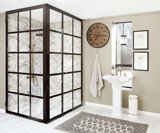 The grid shower | Printed by: HMI Cardinal