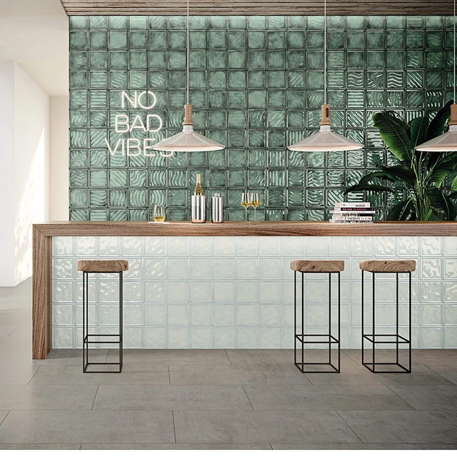 generally author Step Ceramic Tiles – Glass Collection from Aparici
