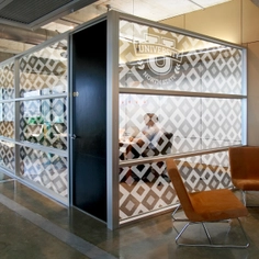 Clear Wall Panels with Custom Graphic - Fusion