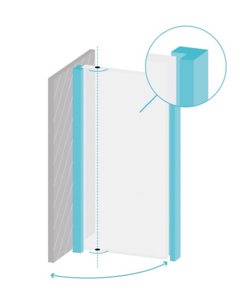 Pivot Door Hinge - System One