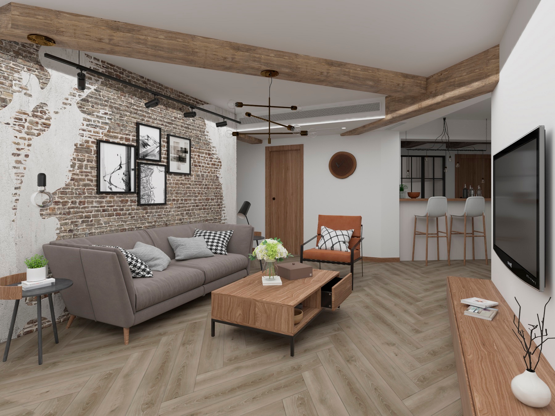 Pisos vinílicos - serie Chevron