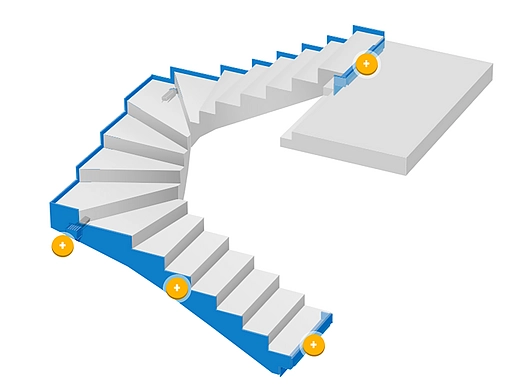Staircase system Tronsole® 2