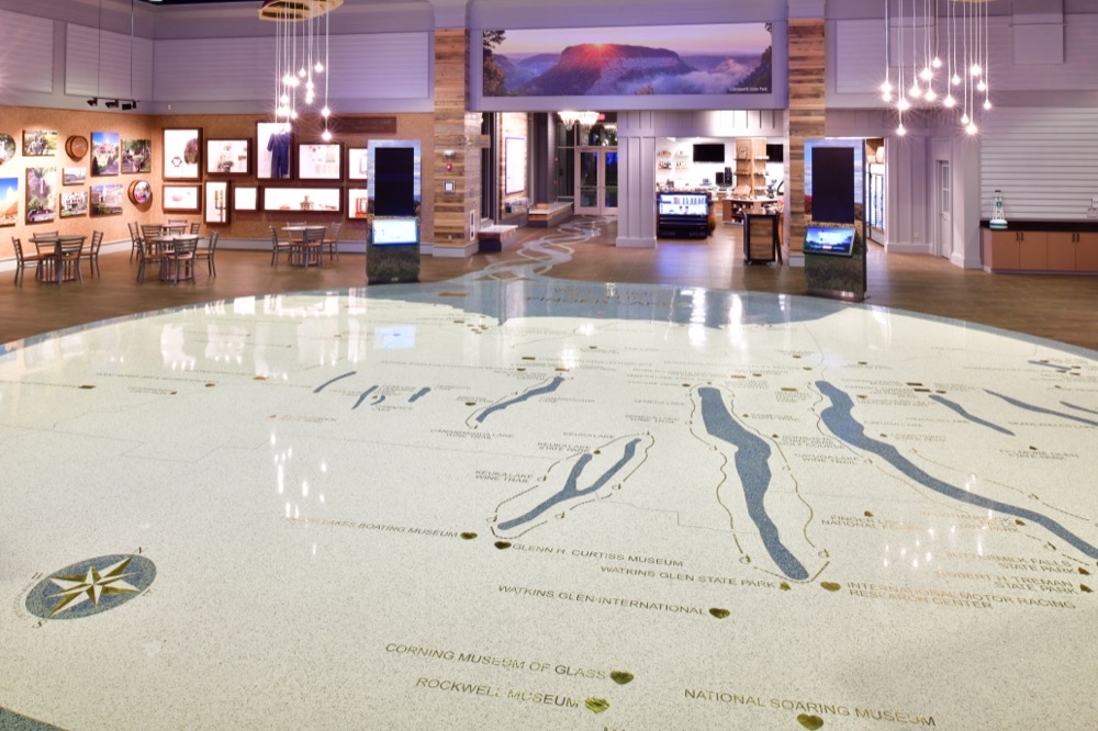Terrazzo in Finger Lakes Welcome Center