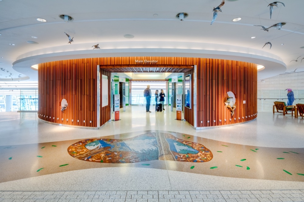 Terrazzo in Lucille Packard Hospital