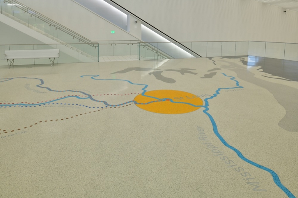 Terrazzo in The Gateway Arch