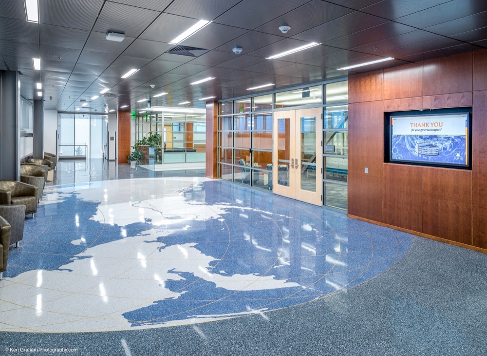 Terrazzo in University of Alaska