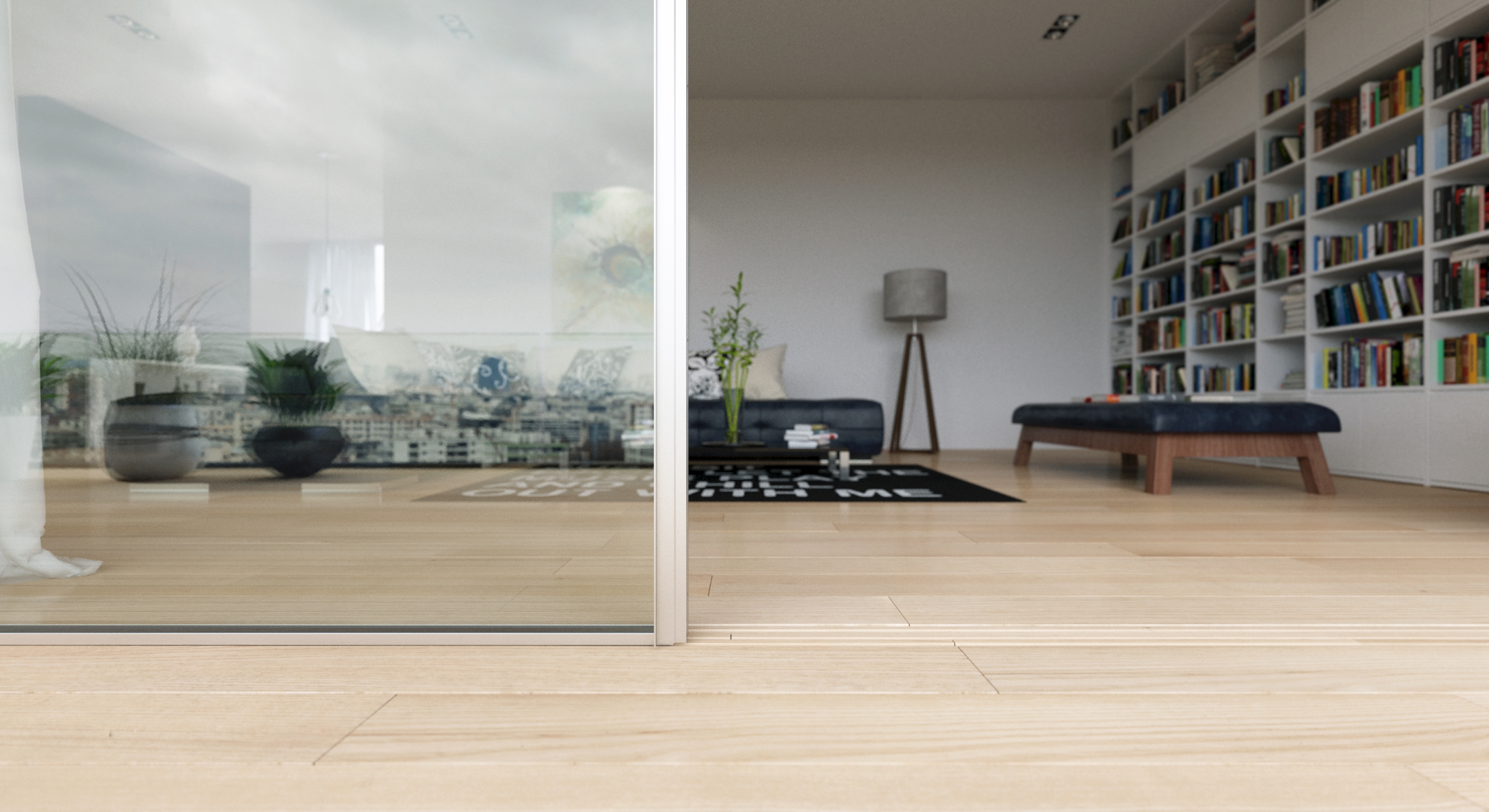 Sliding Window – Invisible Frame