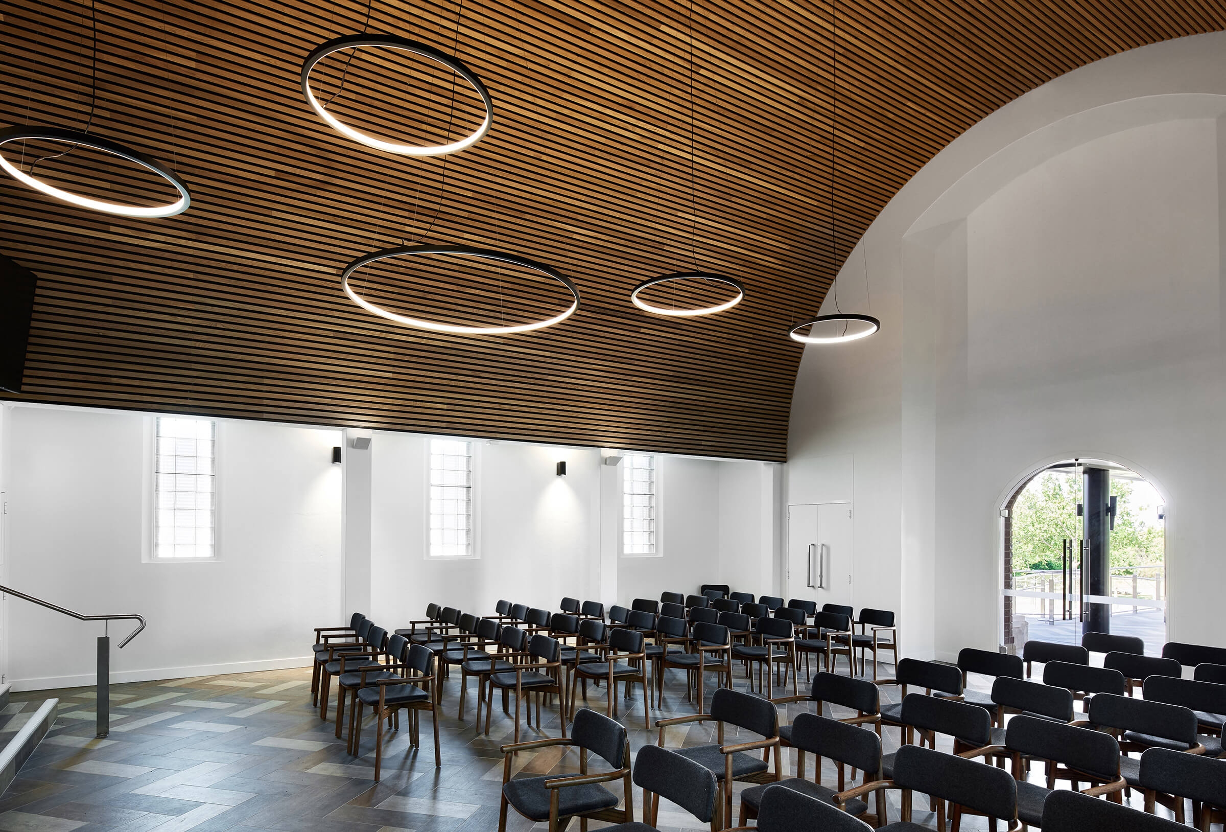 Timber Batten Ceiling in All Souls Chapel