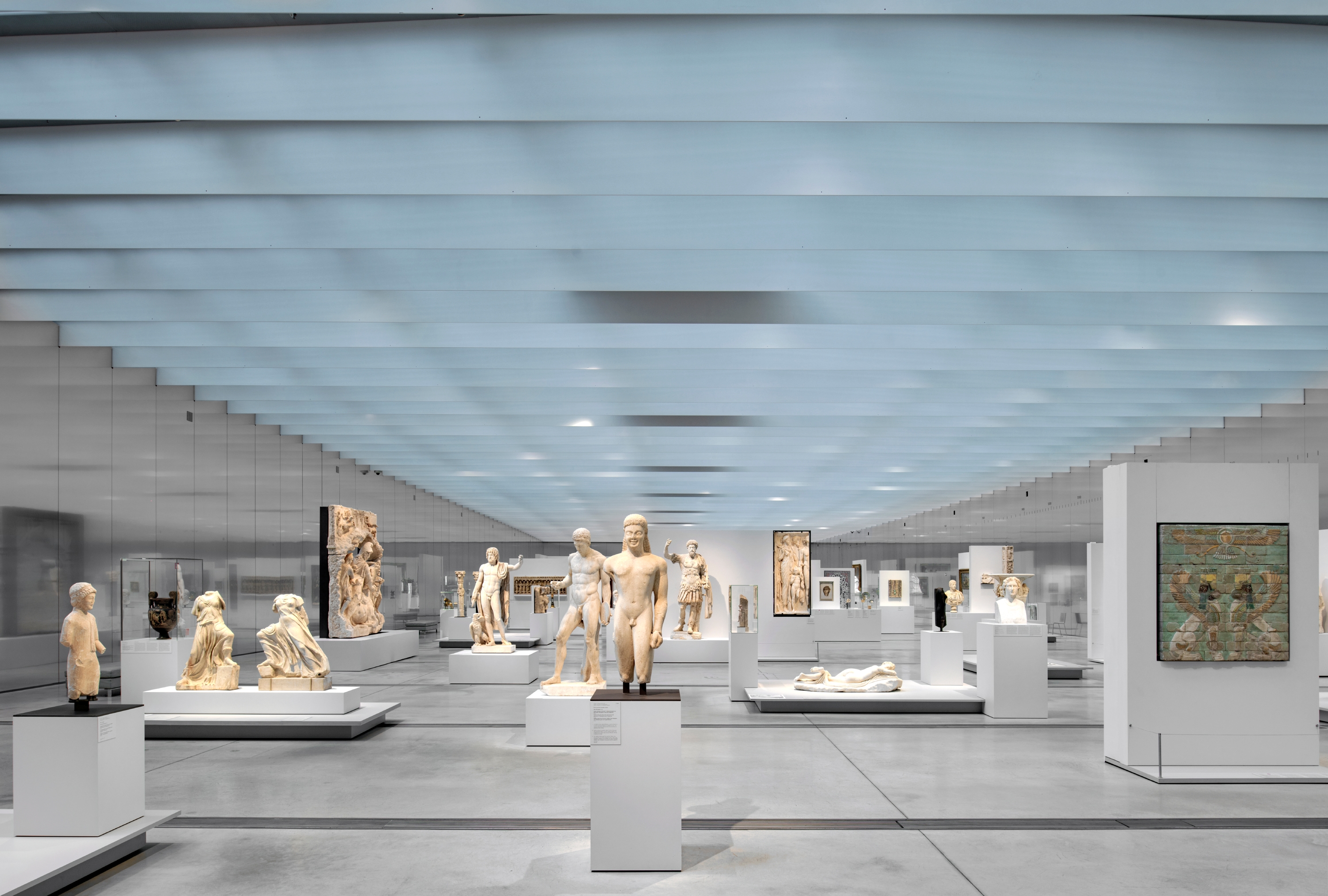 Display Cases in the Louvre Lens