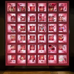 Display Cases in Musée Yves Saint Laurent