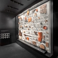 Display Cases in Mithraeum Bloomberg Space
