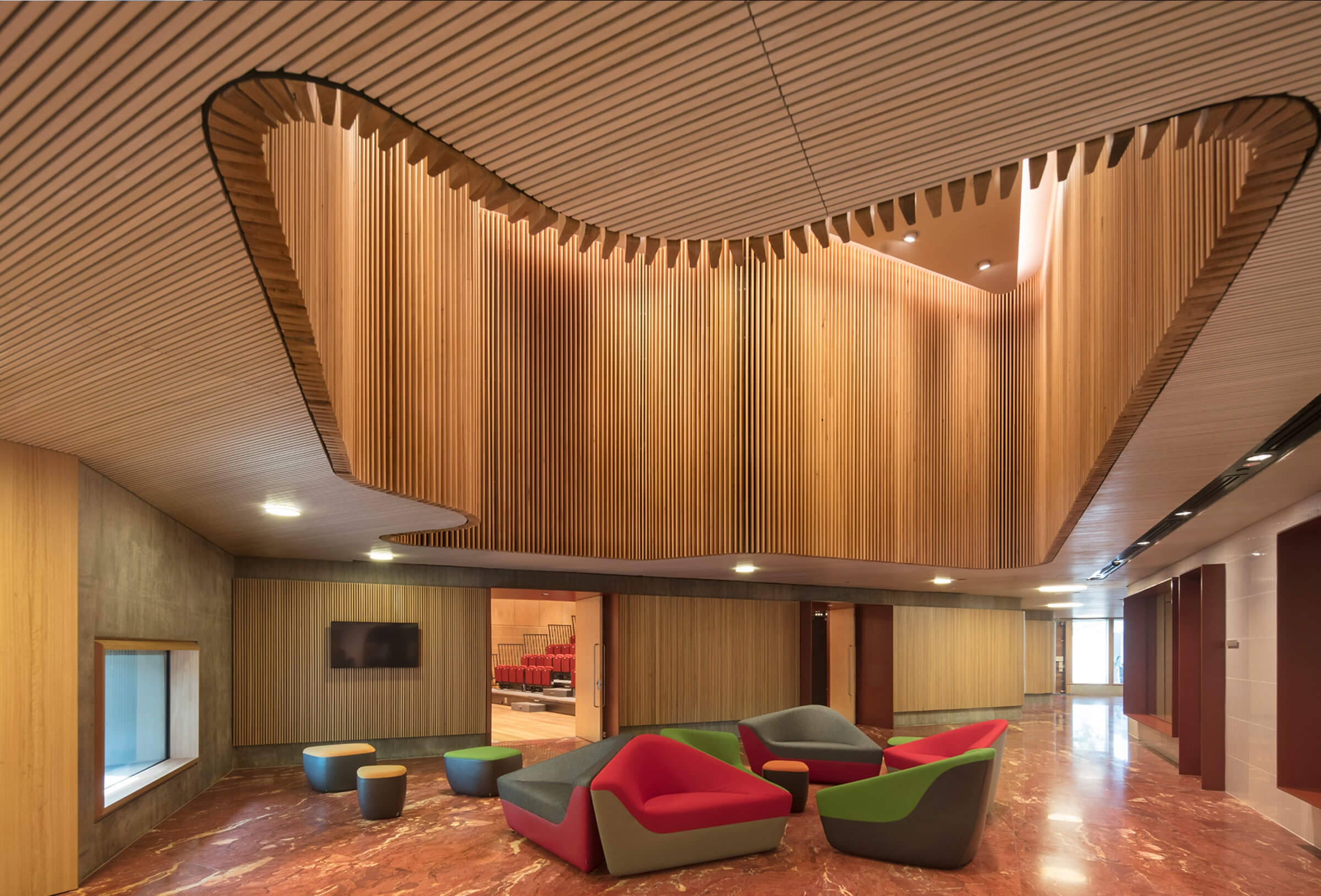 Click-on Battens in Australian Embassy Bangkok
