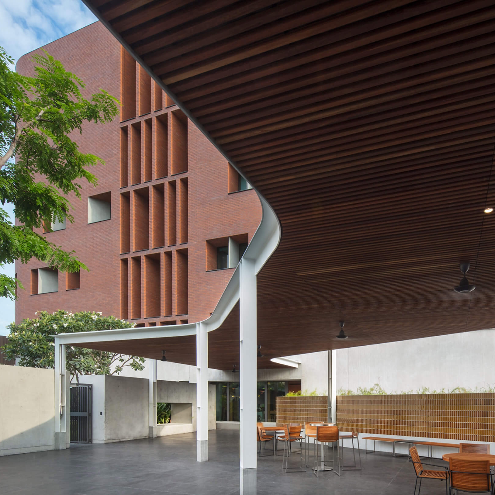 Click-on Battens in Australian Embassy Bangkok